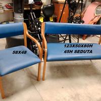 divano attesa e sedia