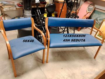 divano attesa e sedia