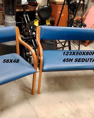 divano attesa e sedia