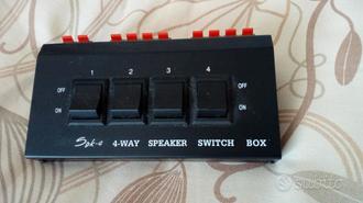 4-Way Speaker Switch Box &quot;SPK-4&quot;  			