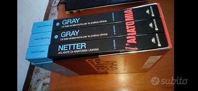 Libri Anatomia Umana del Gray+Atlante Netter