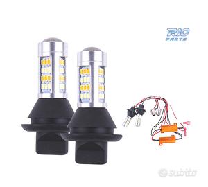2 LAMPADE DRL BIANCHE FRECCIA A LED BAU15S