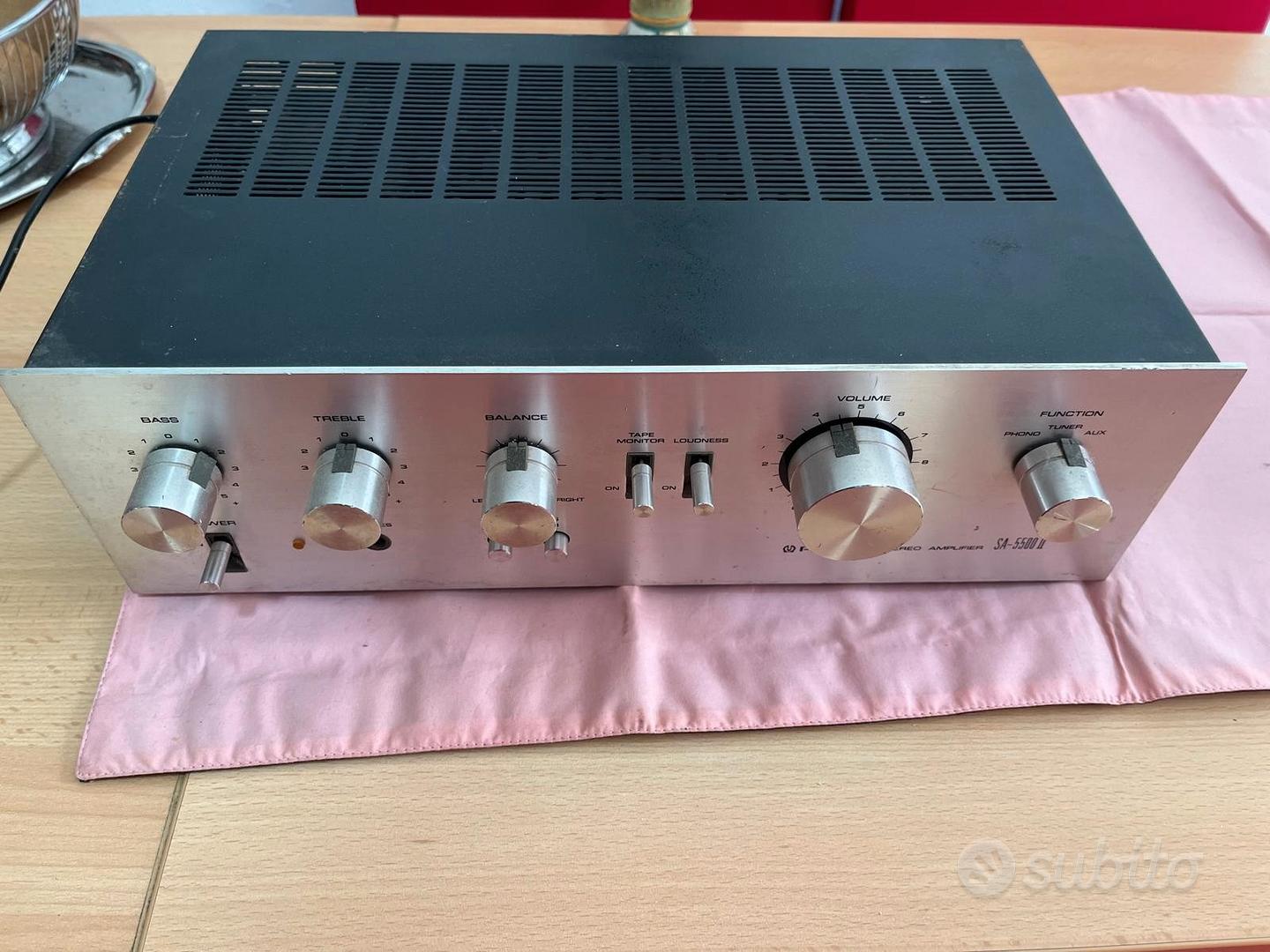 Pioneer A-10AE-S – Amplificatore Stereo Integrato, Colore Argento, Qualità Audio Originale - 4