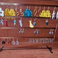 Portaorecchini + orecchini in FIMO