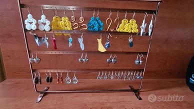 Portaorecchini + orecchini in FIMO