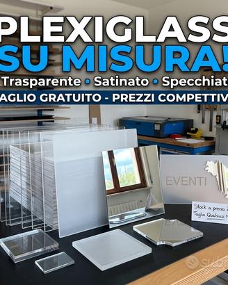Plexiglass Su Misura - Trasparent, Satinat, Specch