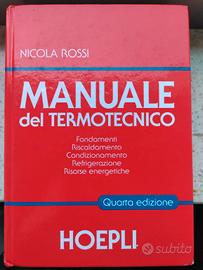 Manuale del termotecnico 4ª Edizione Nicola Rossi 