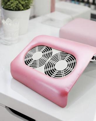 Aspiratore per polvere unghie 48W rosa

