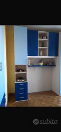 Armadio cameretta azzurro