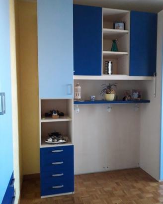 Armadio cameretta azzurro