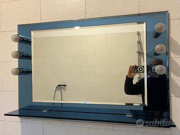 SPECCHIO CON LUCI ANNI 70