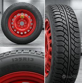 Ruotino di Scorta 135/80 R13 - COME NUOVO! 🚗