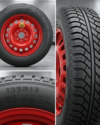 Ruotino di Scorta 135/80 R13 - COME NUOVO! 🚗