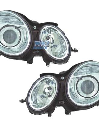 FARI PER MERCEDES CLASSE E W211 02-06 LENTE CROMAT