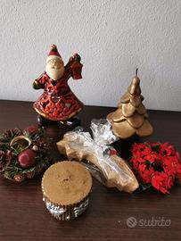 Mix candele e accessori per candele Natale