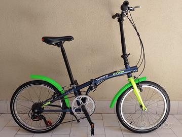Bici pieghevole b-twin con marce 