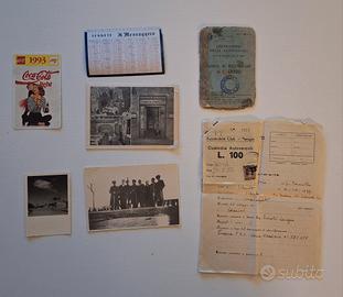 Lotto Vintage Viterbo: Documenti 1930/50 e Foto