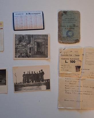 Lotto Vintage Viterbo: Documenti 1930/50 e Foto