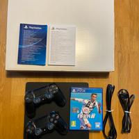 Ps4 1000gb, 2 joystick, fifa 19