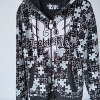 Felpa Tecktonik taglia M circa 11 anni