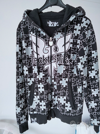 Felpa Tecktonik taglia M circa 11 anni