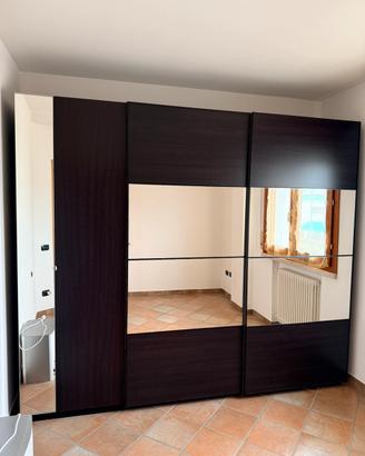 Armadio IKEA PAX 275x60x236 Marrone-Nero