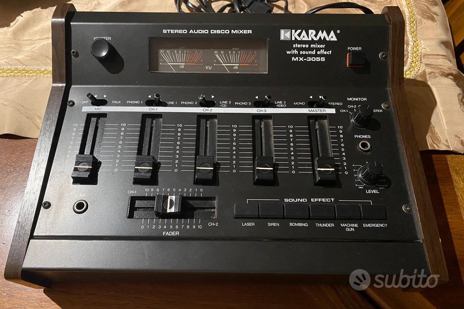 KARMA stereo mixer with sound effect MX-3055 - Audio/Video In vendita a ...