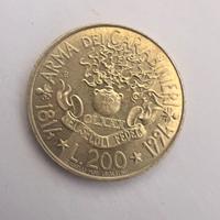 Moneta Lire 200 Carabinieri