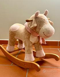 Dondolo Noukie’s a forma di mucca – struttura in l