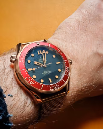 seamaster 42mm bronze gold