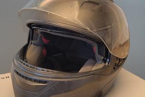 Casco modulare nero Crivit
