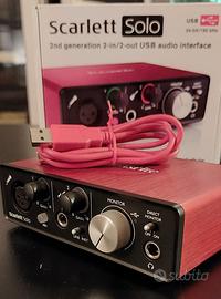 Scheda Audio Focusrite Scarlett Solo 2nd gen