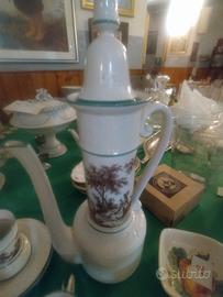 raro servizio ceramica cal Lucca singolare design 