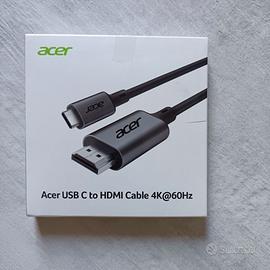 Cavo Acer USB-C a HDMI 4K @ 60Hz - Nuovo in confez