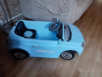 500 auto bimbi azzurra elettrica