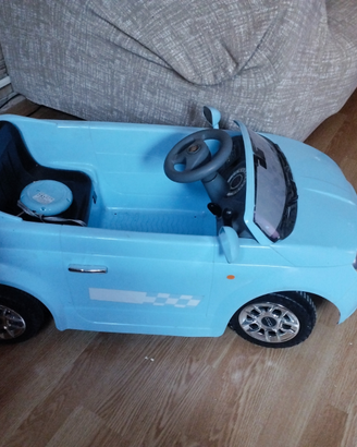 500 auto bimbi azzurra elettrica
