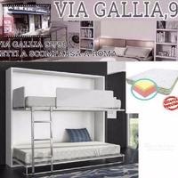 Letto a castello a scomparsa marque MATERASSO FOAM