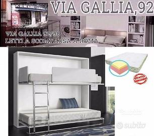 Letto a castello a scomparsa marque MATERASSO FOAM