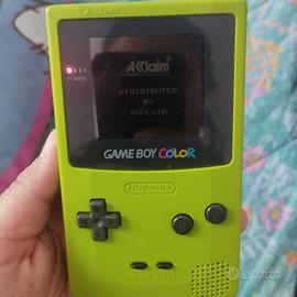 Game Boy Color Verde Kiwi  scatola + istruzioni