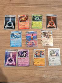 Lotto carte Pokemon Fuoco Bianco WHT NM ITA