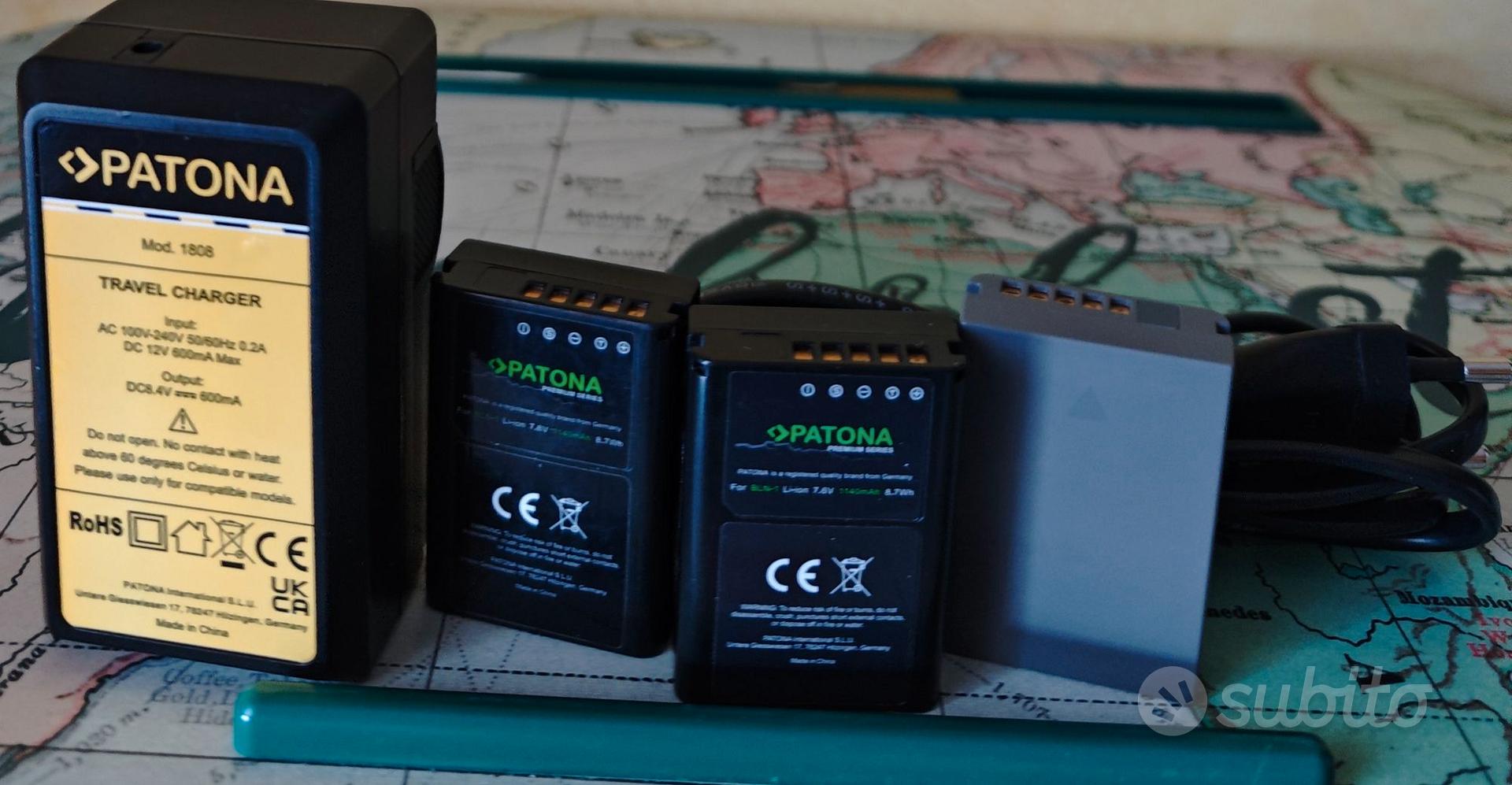 Batteria PATONA PROTECT BLX-1 2400mAh Per Olympus OM-1 E OM-3 – Custodia Ignifuga