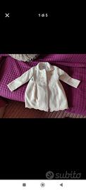 Cappottino bianco bimba 