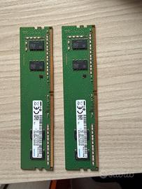 RAM 8GB (2x 4GB 1Rx16 PC4- 2400T-UCO-11)