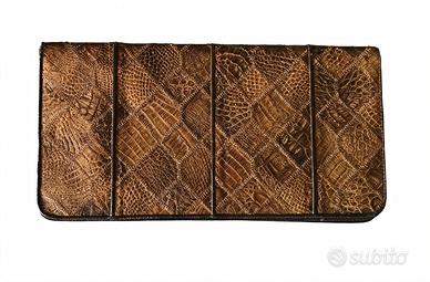 Borsa vintage in pelle patchwork "Sander's" 