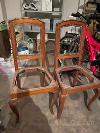 Coppia di sedie antiche