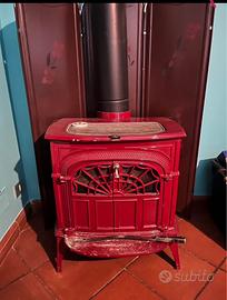 Stufa a legno in ghisa intrepid origine canadese