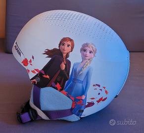Come nuovo: casco sci bambina Frozen della Alpina 