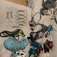 Attrezzatura da alpinismo arrampicata