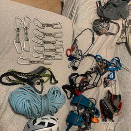 Attrezzatura da alpinismo arrampicata