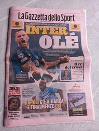 GAZZETTA 21 FEBBRAIO 2024 INTER ATLETICO 1A0